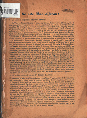 Vida de Carlos Gardel – Contada por José Razzano